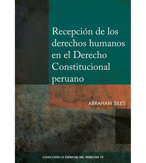 Recepci N De Los Derechos Humanos En El Derecho Constitucional Peruano