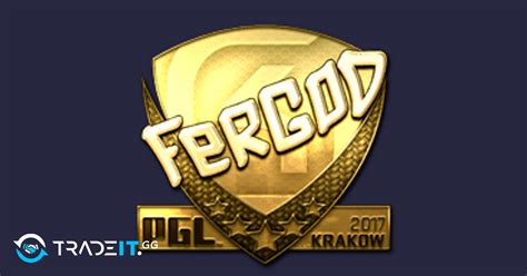 Sticker Fer Gold Krakow 2017 Tradeit