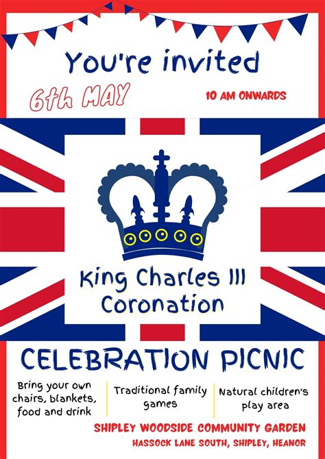 King Charles Coronation Celebration Picnic - SEAG - Shipley Eco-Action