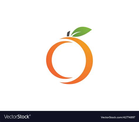 Orange Fruit Logo Royalty Free Vector Image Vectorstock