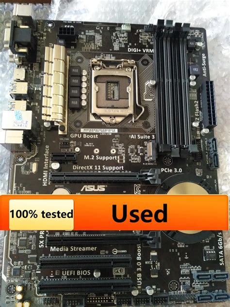 Настольная Материнская плата Asus Z97-K R2.0 Z97 Socket LGA 1150 i7 i5