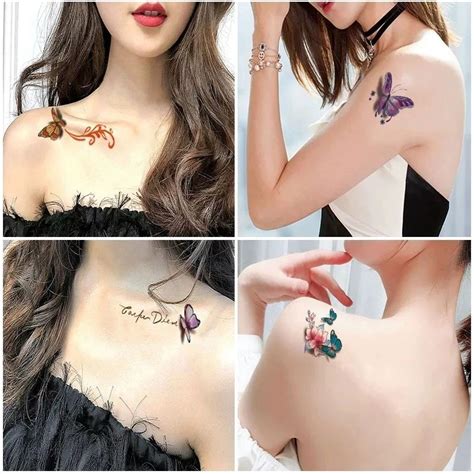 Jual Tatto Temporer Butterfly J Temporary Tattoo Tahan Air Tato Fake