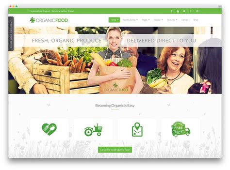 Organic Food Woocommerce Powered Theme Free Ac Catering Business