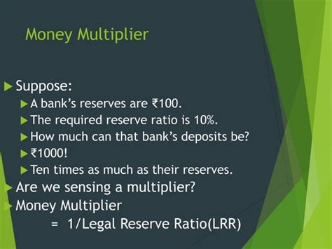 Money Multiplier | PPT