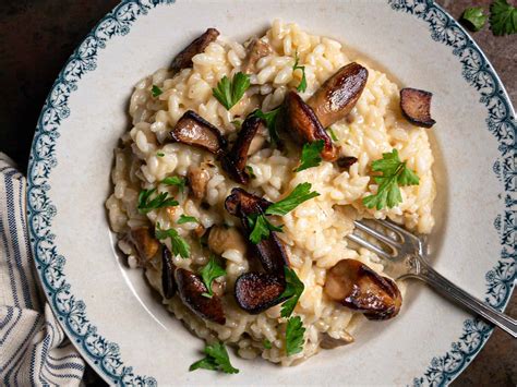 Creamy Porcini Mushroom Risotto Nim Pairings