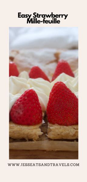 Easy Strawberry Mille Feuille Jess Eats And Travels