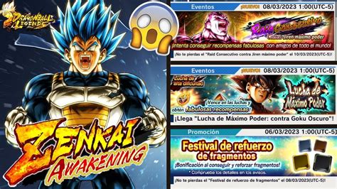 ZENKAI AL VEGETA BLUE EVOLUTION NUEVAS NOTICIAS EN EL LEGENDS YouTube