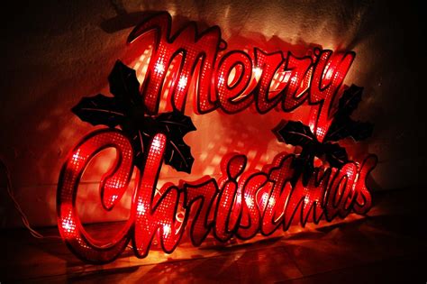 Lighted Merry Christmas Signs Ideas Dma Homes