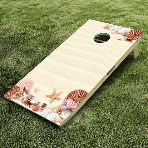 Sandy Beach 2 Cornhole Boards – Bulljive Cornhole