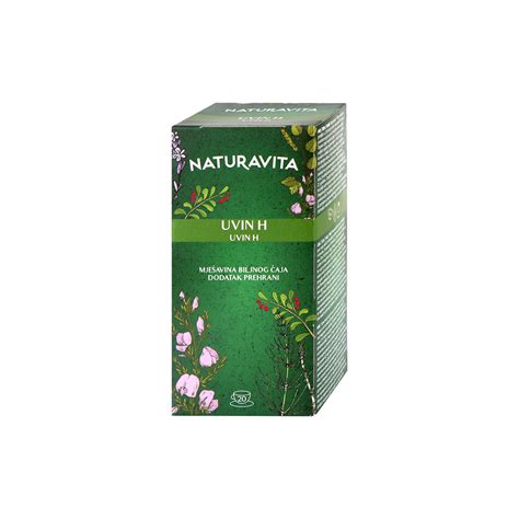 NATURAVITA UVIN H ČAJ FILTER VREĆICE A20 Ljekarna LifePharm