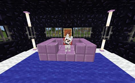 An adorable dog bed for my amazing doggo. : r/Minecraft