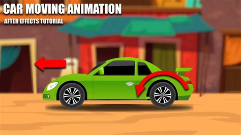 Car moving animation - Basic After Effects tutorial - YouTube