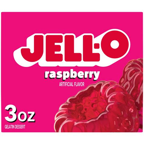 Jell O Raspberry Gelatin Dessert Mix Shop Pudding And Gelatin Mix At H E B