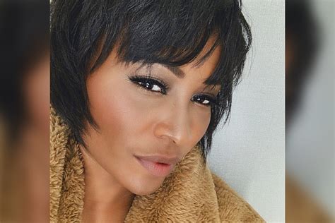 Cynthia Bailey Getting Used To Short Natural Haircut And Bangs The