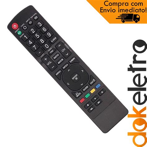 Controle LG Controle Remoto TV LG LED LCD PLASMA FBG 8008 Shopee Brasil