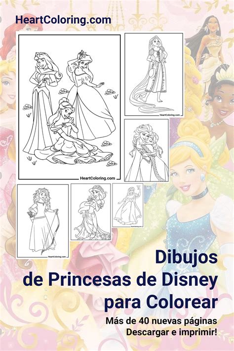 Dibujos De Las Princesas De Disney Para Colorear E Imprimir