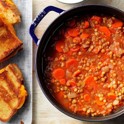 Lentil Tomato Soup Recipe How To Make It Taste Of Home