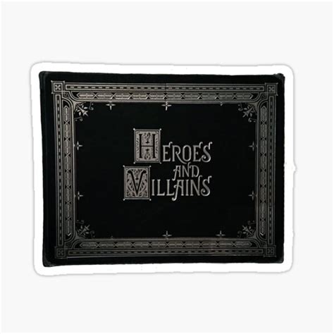 Once Upon A Time Heroes And Villains Sticker For Sale By Equitas