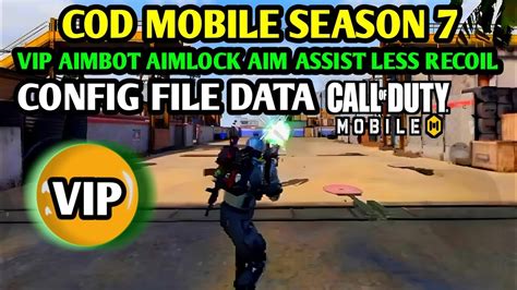 Update Season Cod Mobile Vip Aimbot Aimlock Config File Data