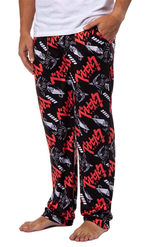 Berserk Anime Adult Guts All Over Print Pajama Sleep Lounge Pants For Men And Women