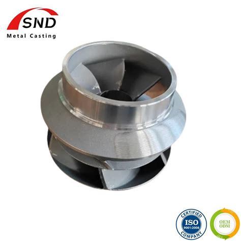 Oem Custom Investment Cast Sand Castings Various Water Pump Impeller