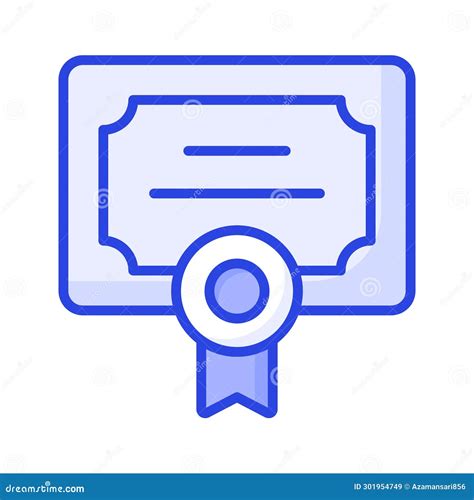 Authorized Document Paper With Badge Depicting Concept Icon Of
