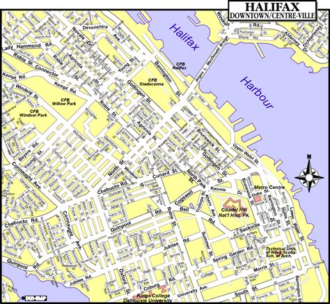 Halifax Map - Canada