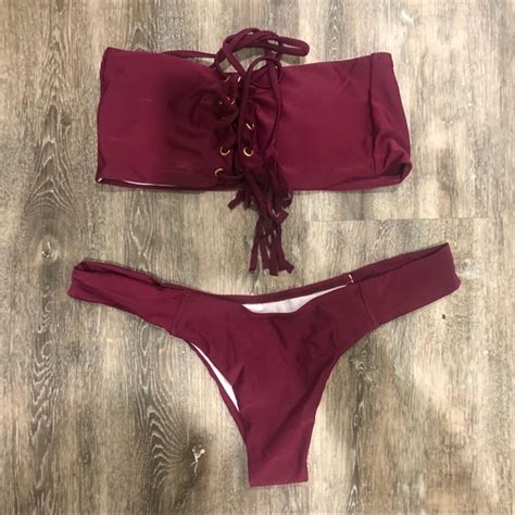 Swim Strapless Cheeky Brazilian Bikini Poshmark
