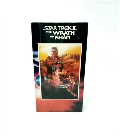 Star Trek Ii The Wrath Of Khan Vhs Tape William Shatner