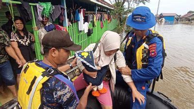 Tim SAR Polairud Polda Kalsel Dikerahkan Bantu Evakuasi Warga Manusia