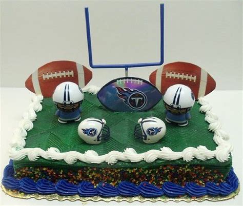 Nfl Football Tennessee Titans Birthday Cake Topper Set Featuring Titans