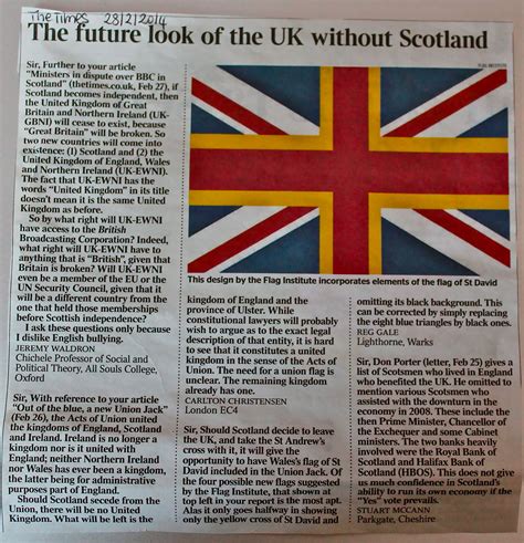 The Future Union Jack Without Scotland Do You Like It Do You Like It