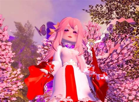 Yae Miko Roblox Cosplay