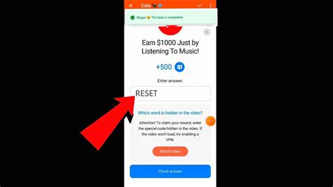 Earn 1000 Just By Listening To Music Cats Code Today Earn 1000 Just
