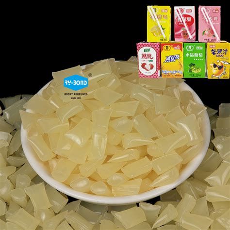 High Speed Drinking Straw Attachment Glue Hot Melt Adhesive For Milk Juice Box Straw Attachment