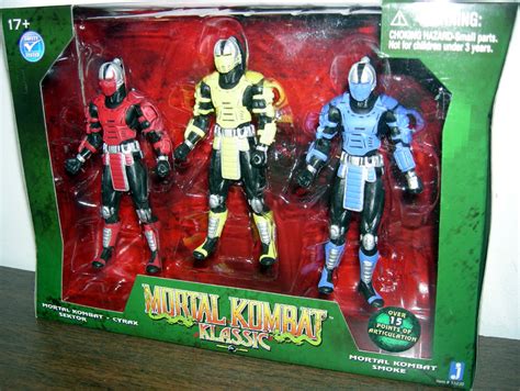 Mortal Kombat Klassic 3-Pack Action Figures Jazwares