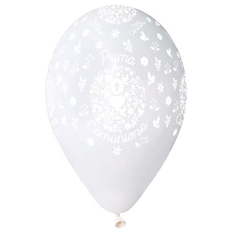 Ciao Palloncini Prima Comunione 13 Crystal Busta 25 pz Tresorì