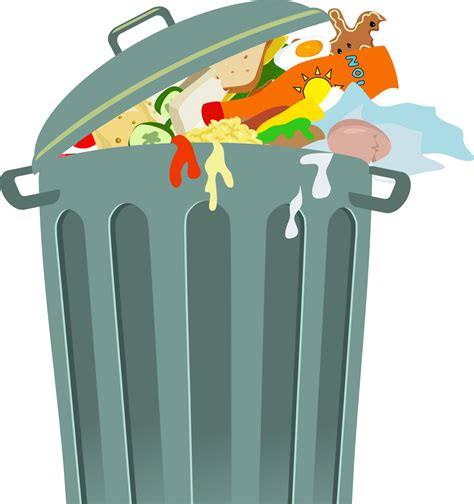 clip art trash can 8