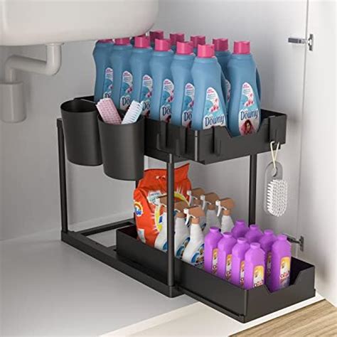 Glovios 2 Etagen Unter Waschbecken Regal Spülschrank Organizer Küchen