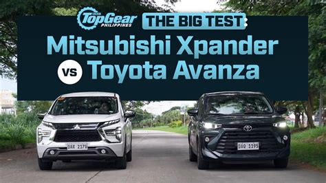 Mitsubishi Xpander Vs Toyota Avanza Mpv Big Test Top Gear