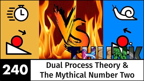 Dual Process Theory The Mythical Number Two Youtube