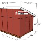 Lean To Shedoverall Dimensions Myoutdoorplans