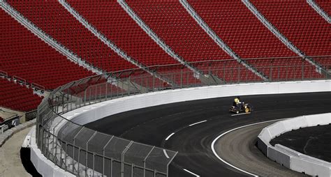 How NASCAR built a race track inside L.A.'s iconic Coliseum - Los ...