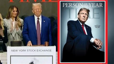 Donald Trump Named Time Magazines Person Of The Year Us News Sky News