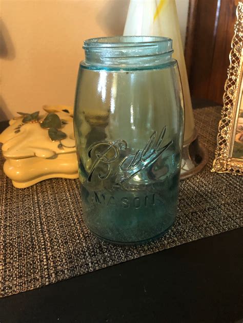 Antique Ball Mason Jar Quart Sizecanning Jars Etsy