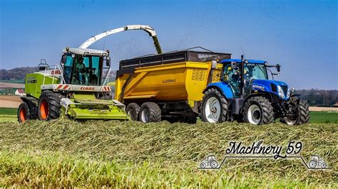 Ensilage D Herbe Claas Jaguar New Holland Fendt Youtube