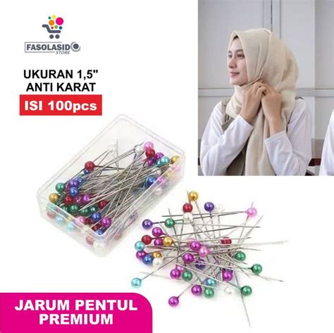 Jarum Pentul Hijab Jarum Pentul Premium Anti Karat Jarum Pentul 1