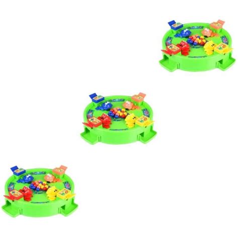 Pcs Frogs Frogs D Batle Board Jeux Grenouilles Manger Balls Jouer