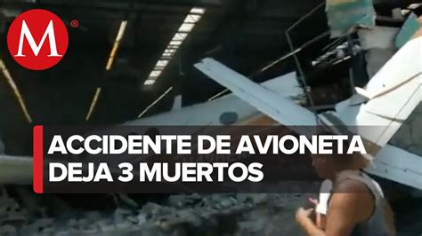 En Morelos Avioneta Se Estrella Contra Un Aurrera Hay Al Menos Tres