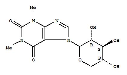 1H Purine 2 6 Dione 3 7 Dihydro 1 3 Dimethyl 7 Xylopyranosyl 9CI